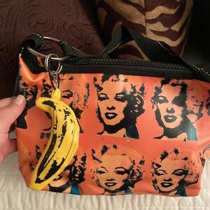 Extremely Rare Vintage Andy Warhol Limited Edition Marilyn Monroe Purse with tag